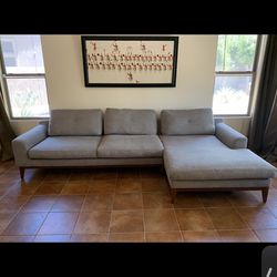 All Modern Grey Sectional Couch