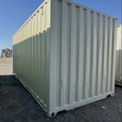 20 FOOT USED PAINTED COLOR GRAY STD 8'6 TALL $2350 PLUS FEE