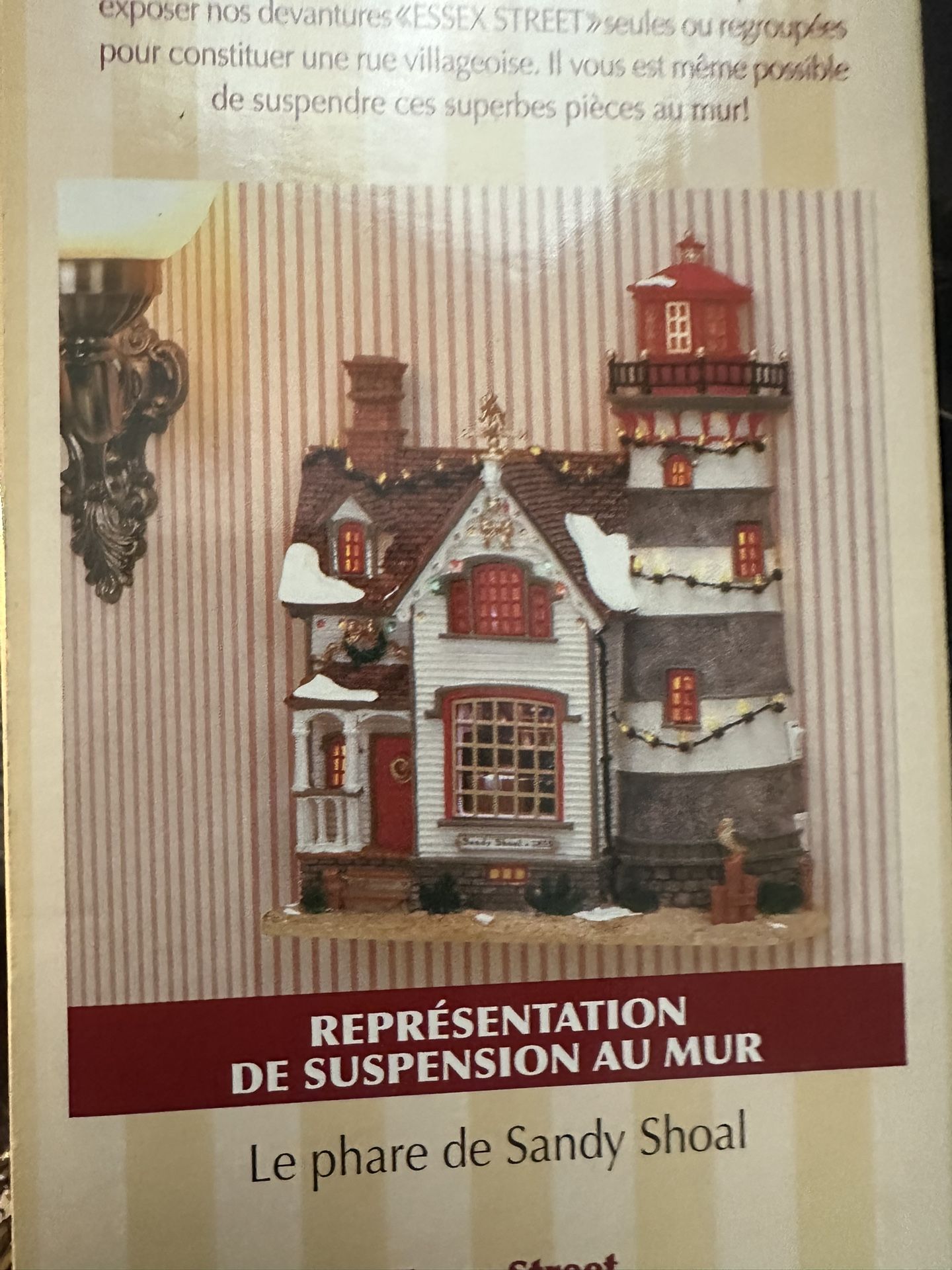 Lemax Essex Street Façade Sandy Shoal Lighthouse