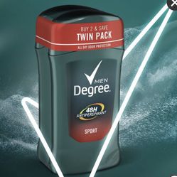 Degree Men Sport 48-Hour Antiperspirant & Deodorant Stick Pack Of 2 - 2.7oz Each