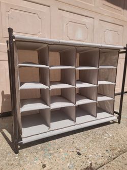 Portable Fabric Shoe Rack Organizer