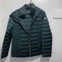 Small Michael Kors Green Hooded Puffer 