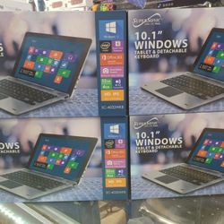 10.1" Detachable Keyboard Windows 10 Computer.  4GB Ram. Webcam Bluetooth WiFi.  NEW 