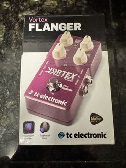 TC Electronic Vortex Flanger Guitar Effects Pedal with Box