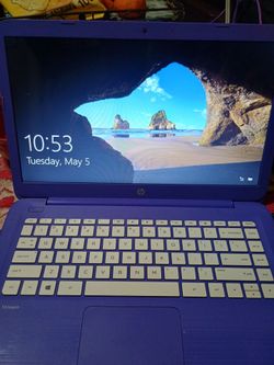 HP purple stream laptop