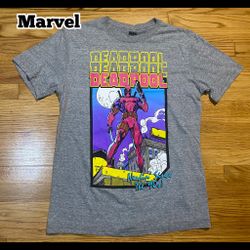 Marvel Deadpool “NERDIN SINCE THE 90’s  t-shirt grey Men’s Sz M New No Tags!