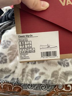 NEW WORN classic slip ons vans