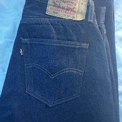 Levi Dark Blue 501s