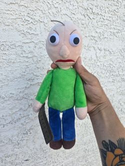 11.5" Baldi's Basics Angry Plush Toy w/ Ruler PhatMojo Baldy