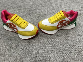 Alexander McQueen Colorful Sneakers with Yellow New no box. I have size 9 Unisex