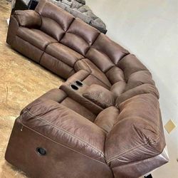 Ashley Reclining Sectional Sofa Couch Finance and Delivery Available 