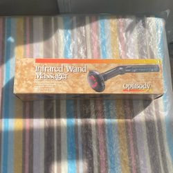 GNC Optibody Infrared Heat Wand Thermal Switch Vibration Switch Adjust Massager - Compare @$60