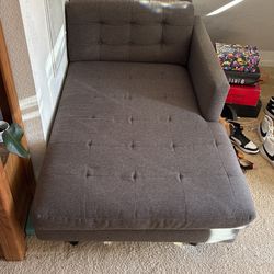 Gray Couch / Sofa – Compact Size (Used)