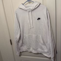 White Nike Hoodie 