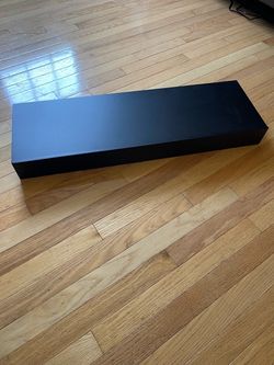 Floating Draw | Nightstand - Black