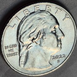 2022 D Wilma Mankiller Quarter (Rare Coin) "IN COD WE TRUST" Error