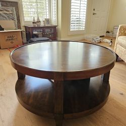 Round Wood Table