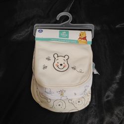 3-Set Winnie The Pooh Baby Burp Cloths - New