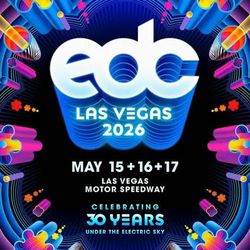 EDC VIP 3 day tickets