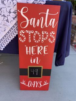 Santa Sign
