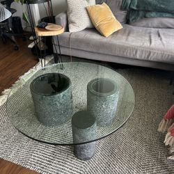 Round Glass Coffee Table