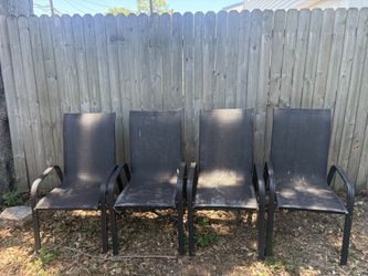 4 patio chairs