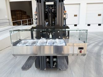 NSF Countertop Stainless Steel 5 Pans Salad Showcase CS-1200