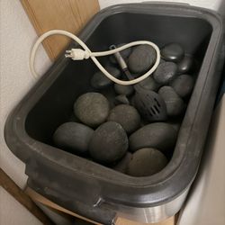 Spa Pro Hot Stone Warmer With Stones