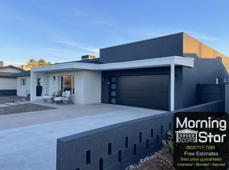 Flush-Textured Garage Doors