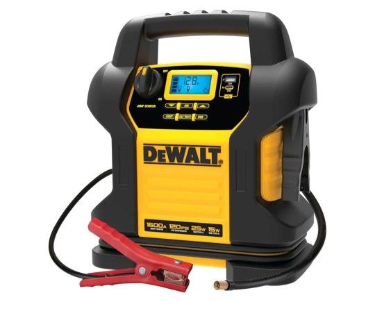 Jump started with dial air compressor