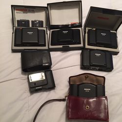 5 MINOX CAMERAS and 1 flash