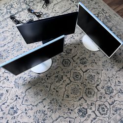 3x 27” 1080p Monitors