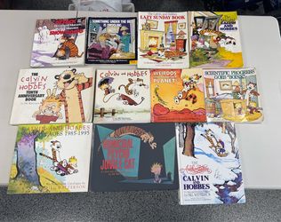 Calvin And Hobbes, 11 books total all for $5 total