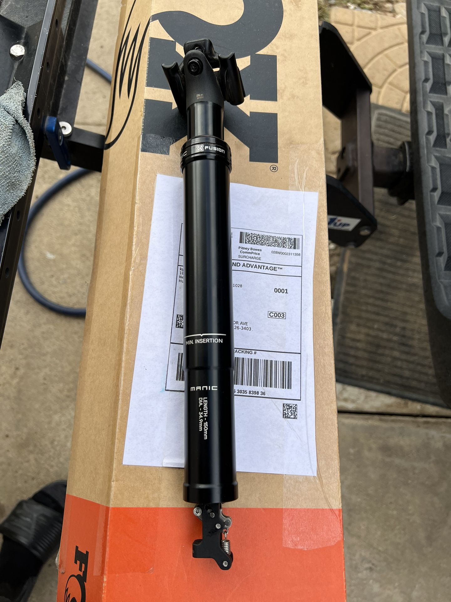 X-fusion manic dropper post 34.9 150mm