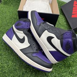 Jordan 1 “Court Purple” Size 13