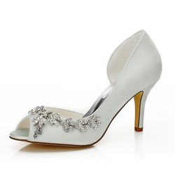 Rhinestone Wedding Pumps