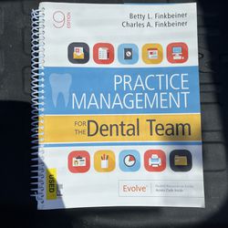 Practice Management For The Dental Team 9th Edition Textbook 