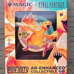 MTG x Final Fantasy chocobo AR enhanced collectible pin