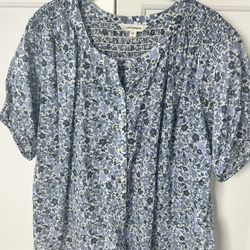 Gap 100% cotton short sleeved shirt