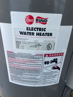 Rheem water heater mini