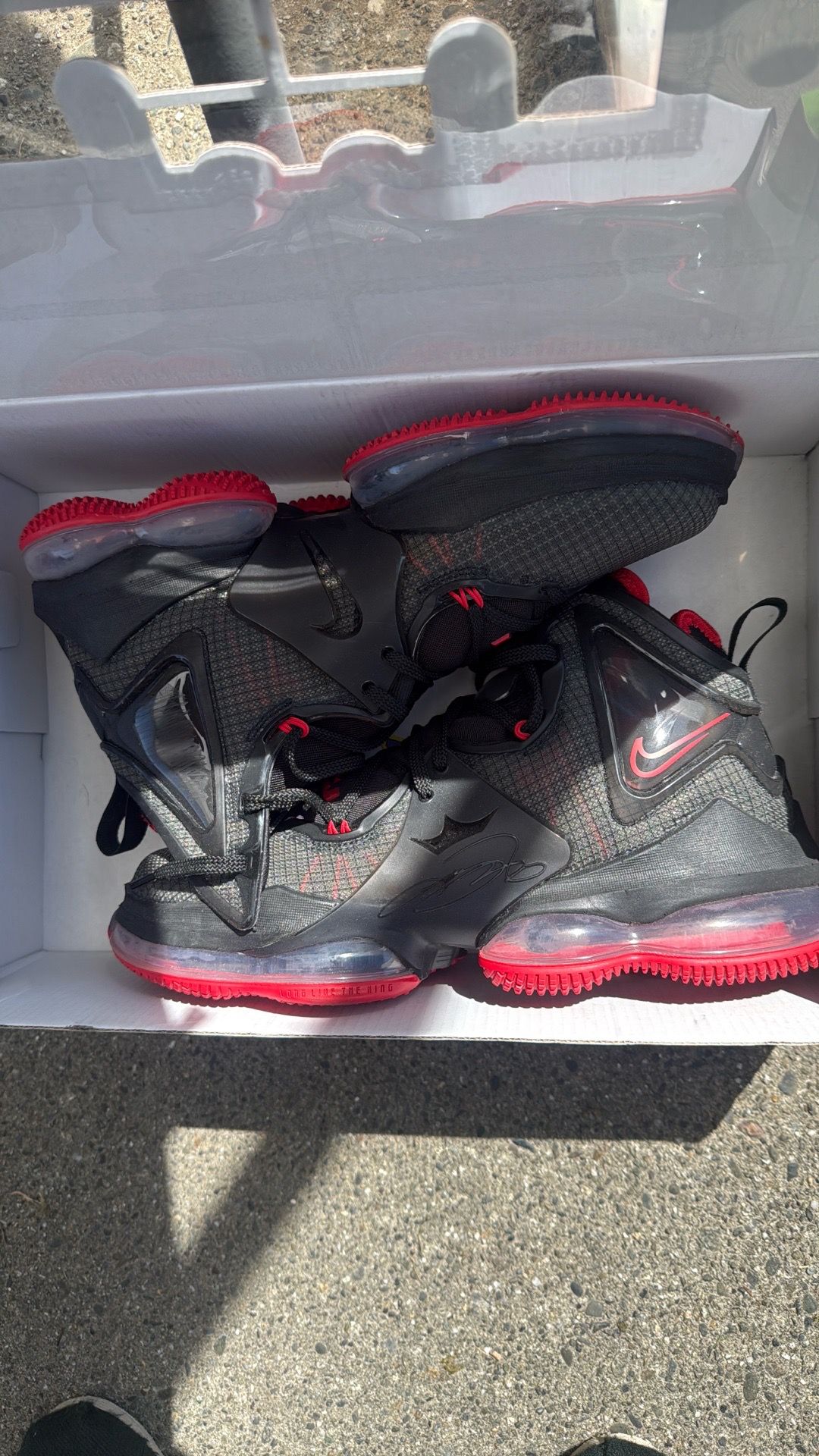 LeBron XIX Bred Size 8.5
