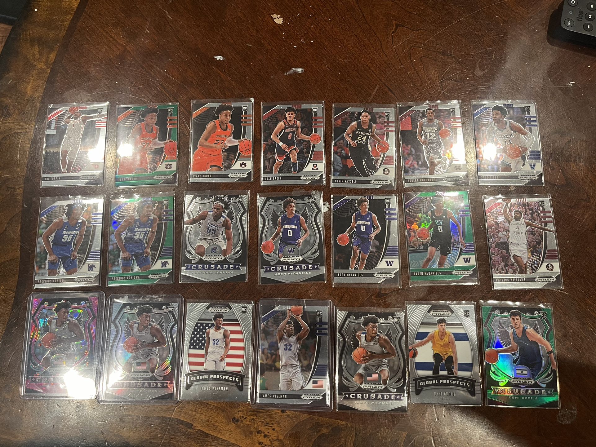 Lot Of 21 Panini Prism Draft Pick 2020 NBA Rookie Card