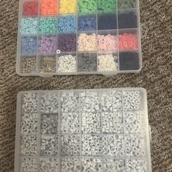 Clay Beads And Letter Beads