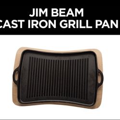 Jim Beam Cast Iron Grill Pan