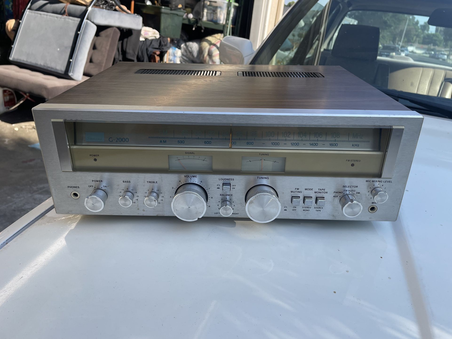 Sansui G-2000 Stereo Receiver - 1970s Vintage - tested Checked sounds great!