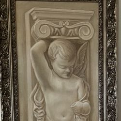 . Two paintings by Guy include 'Your Wings Will Find You, Deanne (Deangel)', an acrylic on canvas.