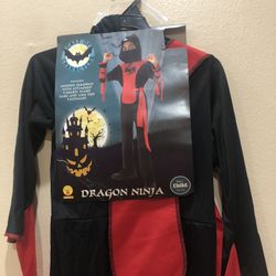 Dragon Ninja Child’s Costume Small 4-6 Brand New