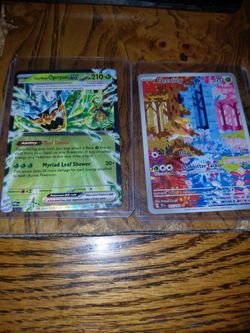 Holographic rear cards
