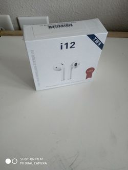 i-12 Bluetooth headphones-white