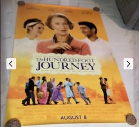 The Hundred-Foot Journey Huge Bus Shelter Poster Approx 48x70